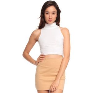 American apparel crop turtleneck